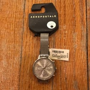 Aeropostale silver watch